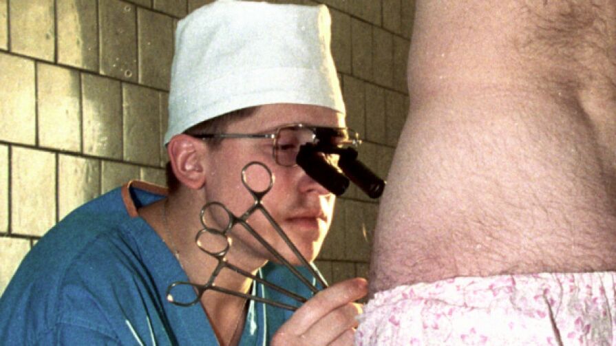 The doctor determines the presence of medical indications for penis enlargement